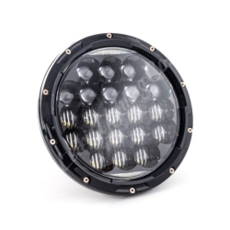 Letric Lighting 7in Led Aggressive Headlght Blk - LLC-ILHC-7A