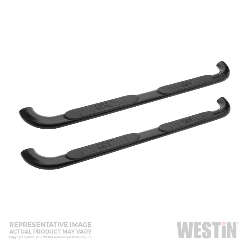 Westin 2004-2008 Ford F-150 SuperCab Platinum 4 Oval Nerf Step Bars - Black - 21-2355