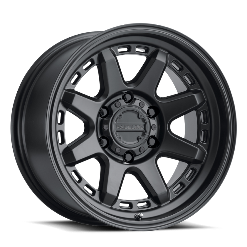 Raceline 947B Scout 16x8in / 5x114.3 BP / 0mm Offset / 78.1mm Bore - Satin Black Wheel - 947B-68012-00