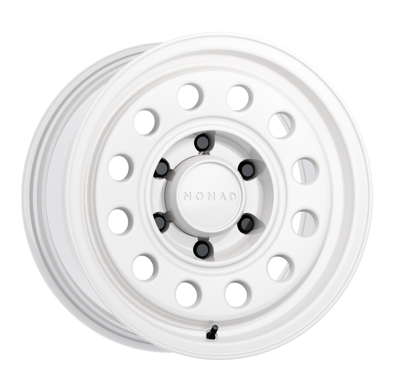 Nomad N501SA Convoy 15x7in / 6x139.7 BP / -10mm Offset / 107.95mm Bore - Gloss White Wheel - N501SA-57060-10