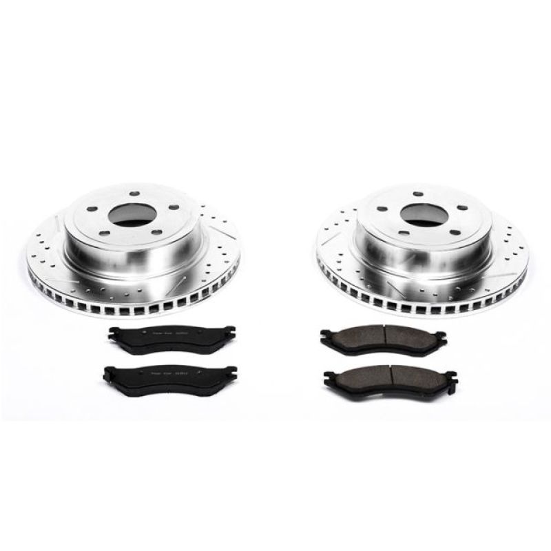 Power Stop 04-06 Dodge Ram 1500 Rear Z23 Evolution Sport Brake Kit - K5144