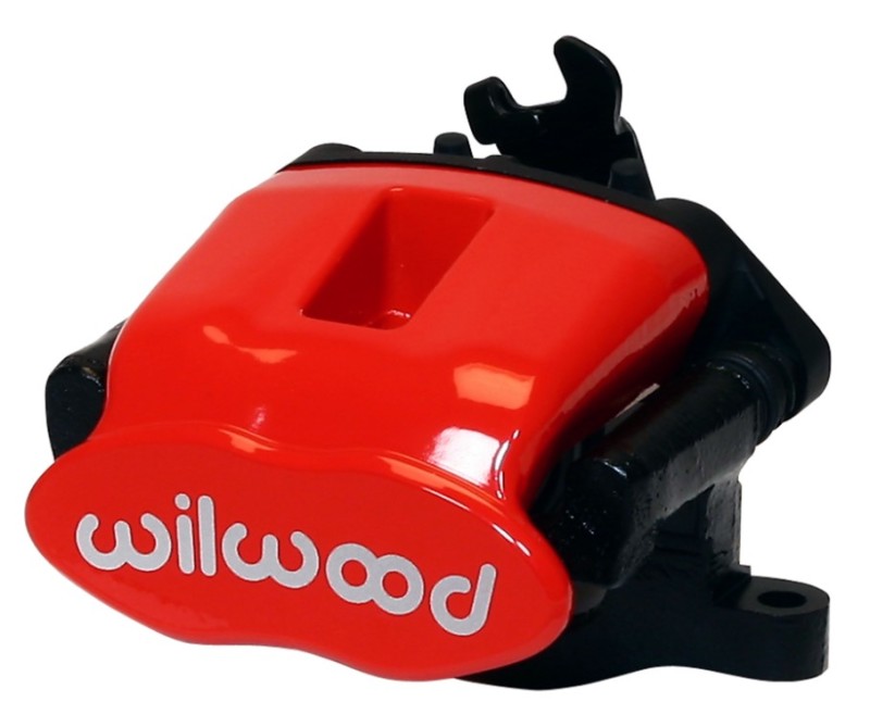Wilwood Caliper-Combination Parking Brake-R/H-Red 34mm piston .81in Disc - 120-9808-RD