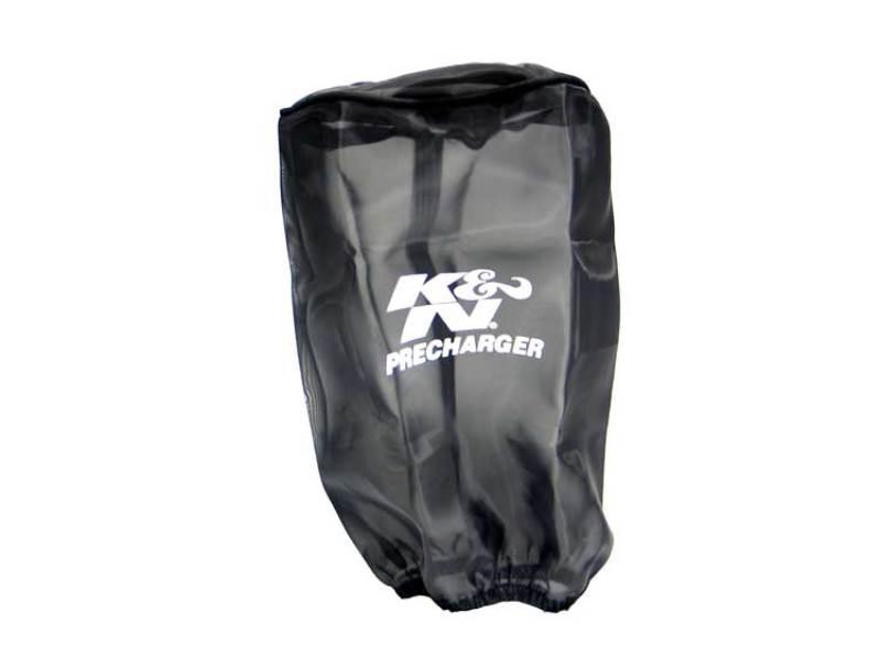 K&N Precharger Air Filter Wrap Black Universal Polyester 8in. Height 5in Base ID x 4.75in Top ID - RE-0910PK