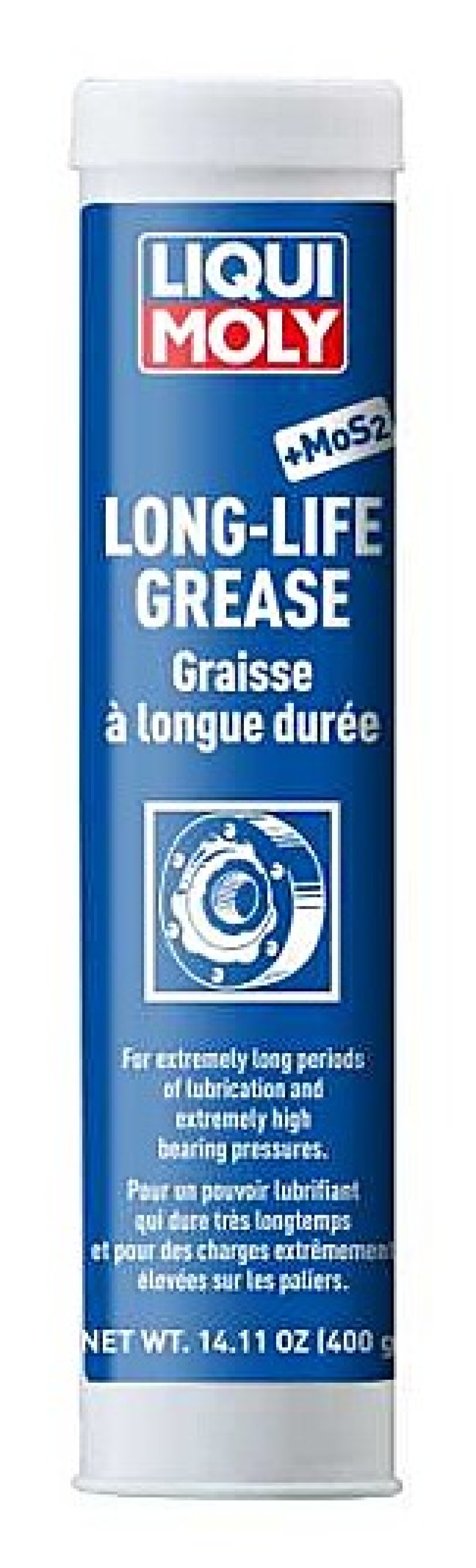 LIQUI MOLY 400g Long-Life Grease + MoS2 - 22255