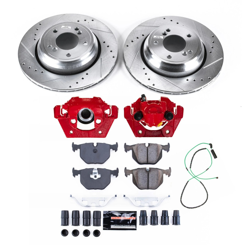 Power Stop 01-06 BMW M3 Rear Z23 Evolution Kit w/Calipers - KC5732A