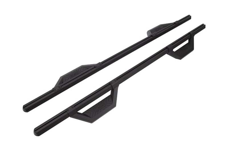 Deezee 99-23 Chevrolet/GMC/Dodge/Ford Full Size Truck Hex Cast - Crew Cab Side Steps (Txt Blk) - DZ 66321CTB