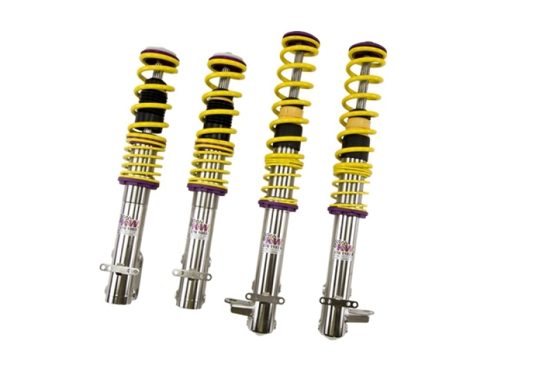 Height adjustable stainless steel coilover system with pre-configured damping - 10227030