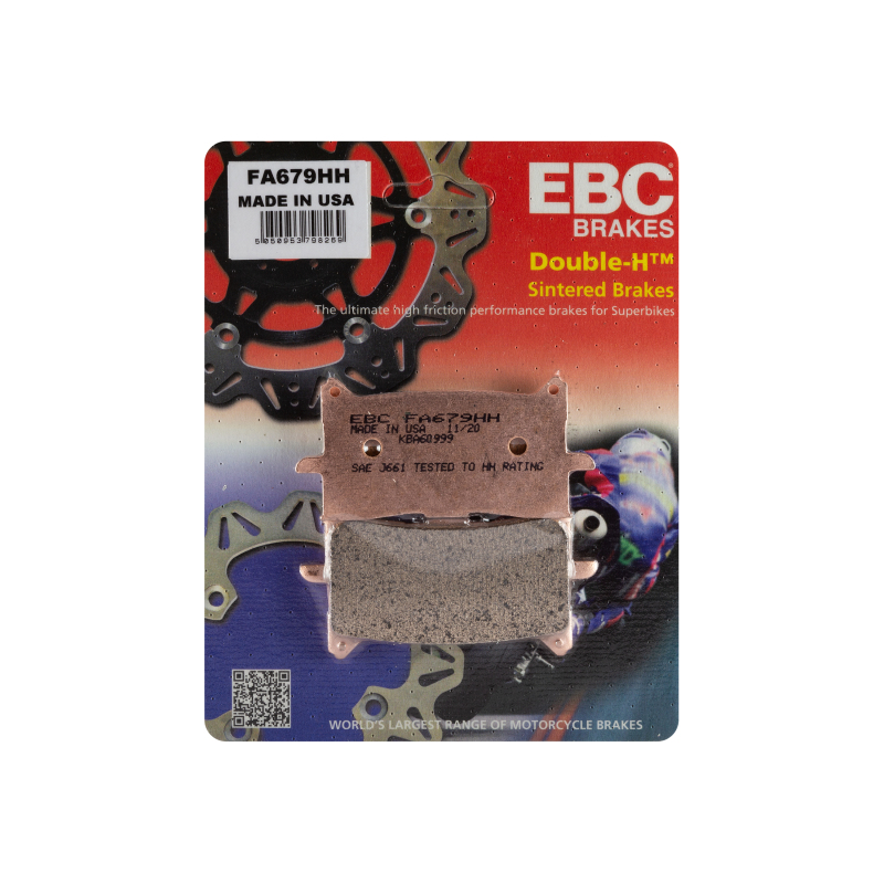 EBC 19-21 Honda CB 650 R Front Left/Right Sintered HH/R Brake Pads - FA679HH