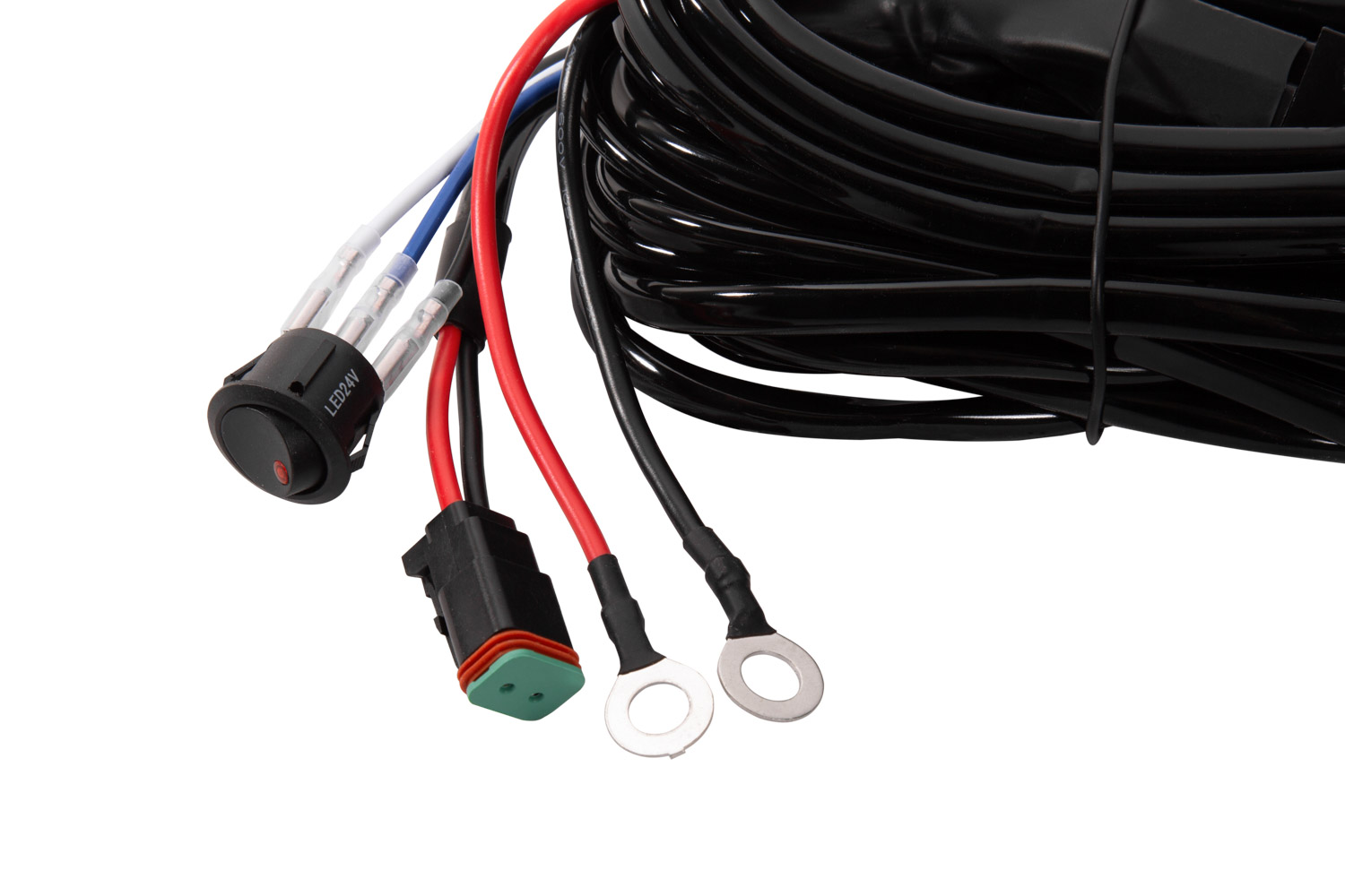 Diode Dynamics Heavy Duty (Single) Output Light Bar Wiring Harness - DD4031