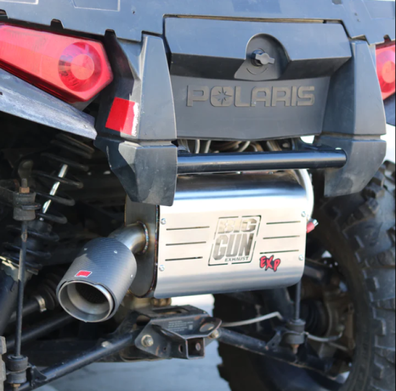 Big Gun 09-14 Polaris SPORTSMAN 550 XP/HO/EPS/EFI Explorer Series Slip On Exhaust - 15-7612