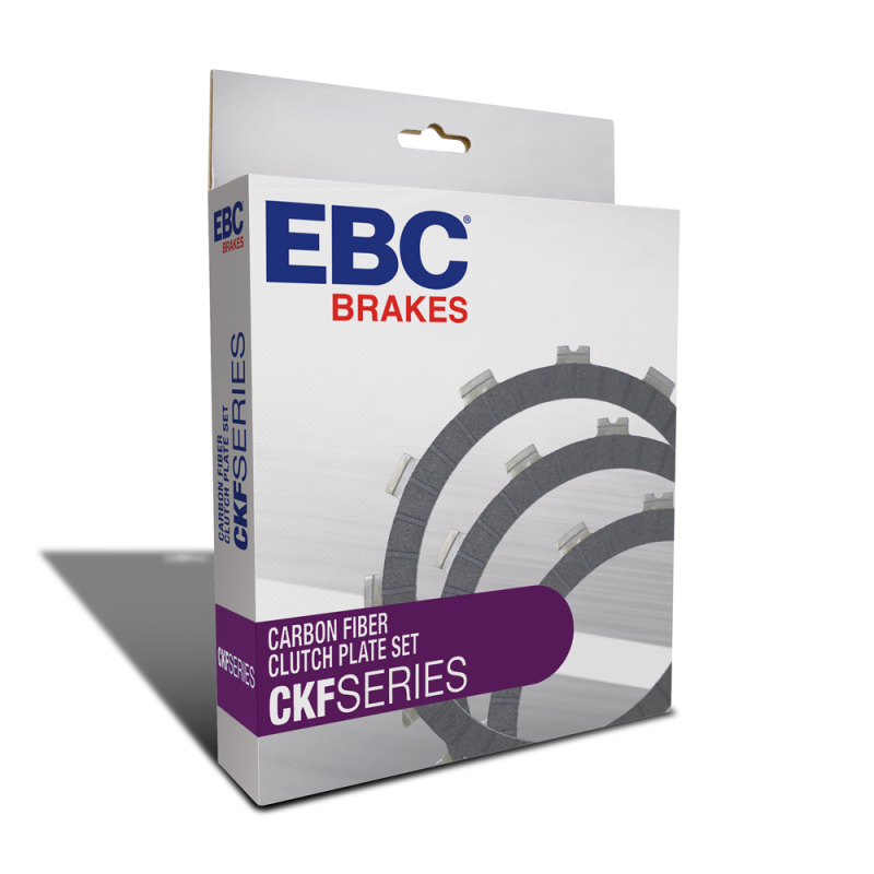 EBC 1982 Kawasaki KH 125 K2-K10 (125cc) CKF Carbon Fiber Lined Race Clutch Plate Sets - CKF4438