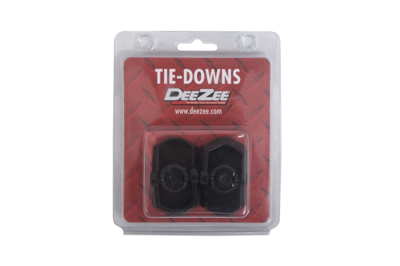 Deezee Universal Cargo Management Hex Channel Tie Downs (Black) - DZ 99700TB