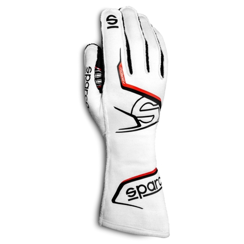 Sparco Gloves Arrow Kart 08 WHT/BLK - 00255708BINR