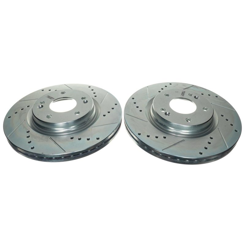 Power Stop 21-22 Kia K5 Front Drilled & Slotted Rotor (Pair) - JBR1908XPR