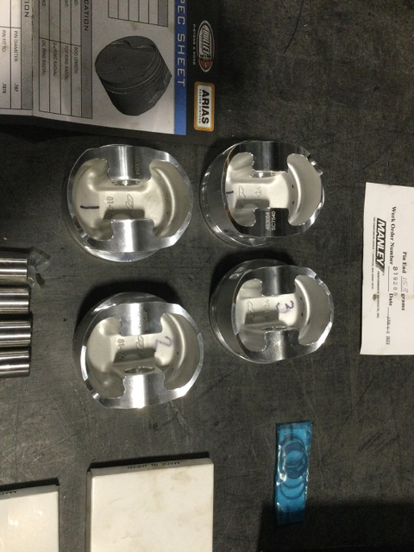 CP Piston & Ring Set for Miata BPZ3 - Bore (83mm) - Size (Standard) - Compression Ratio (9.0) - SC7540-4, Condition: Scratch & Dent, SC7540-4-Scratch-Dent-10194