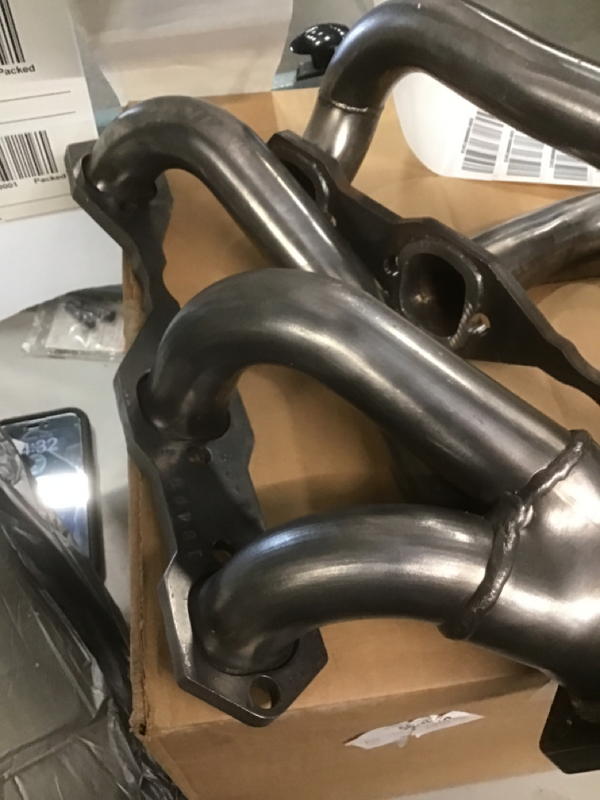 JBA 88-95 & 02-03 GM S-Truck 4.3L V6 4WD 1-1/2in Primary Raw 409SS Cat4Ward Header - 1840S-3, Condition: Scratch & Dent, 1840S-3-Scratch-Dent-52106