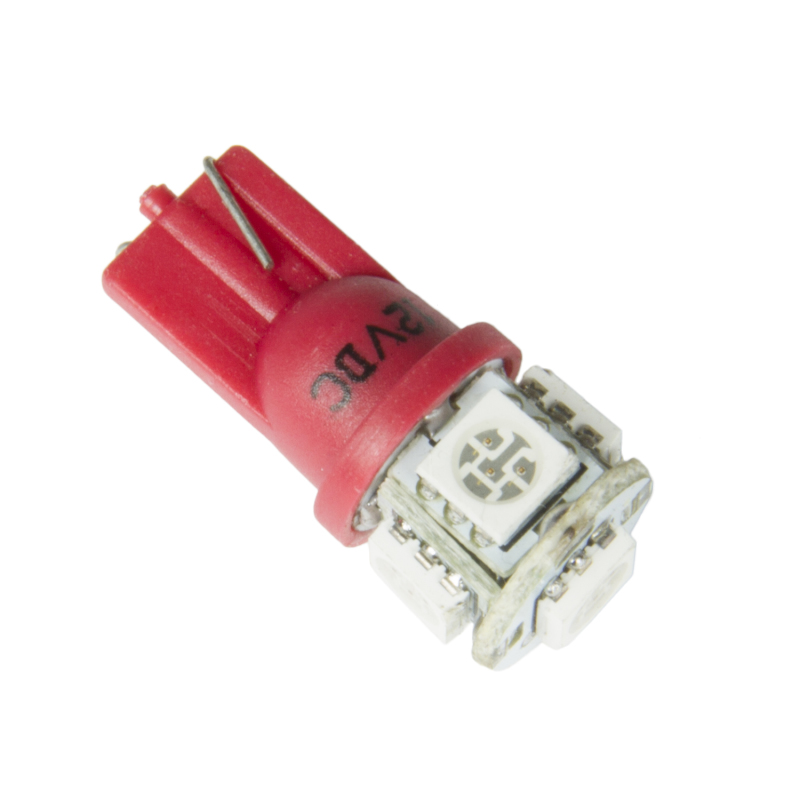 LED BULB; REPLACEMENT; T3 WEDGE; RED - 3284