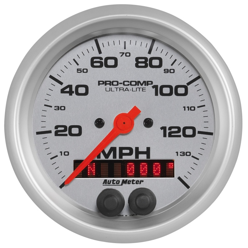 GAUGE; SPEEDOMETER; 3 3/8in.; 140MPH; GPS; ULTRA-LITE - 4480