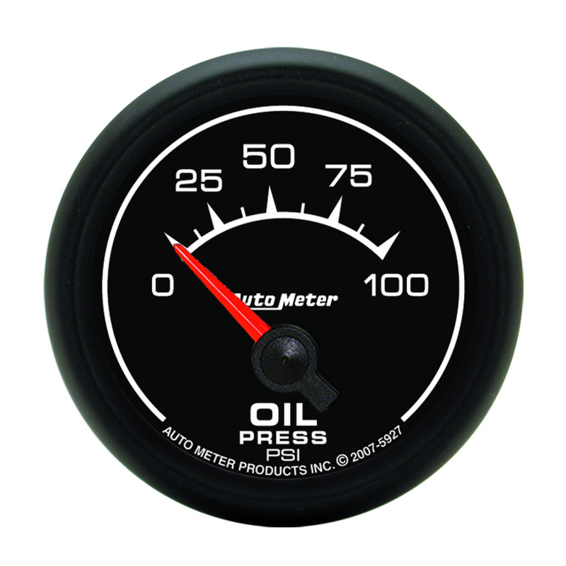 Autometer ES 52mm 100 PSI Short Sweep Electric Oil Pressure Gauge - 5927