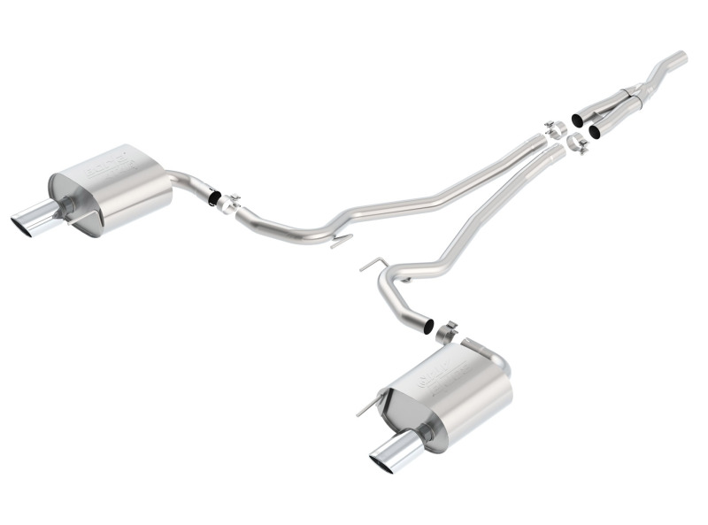 Borla Atak Cat Back 15-17 Ford Mustang 2.3L EcoBoost MT/AT 2.25in pipe 4in tip - 140585