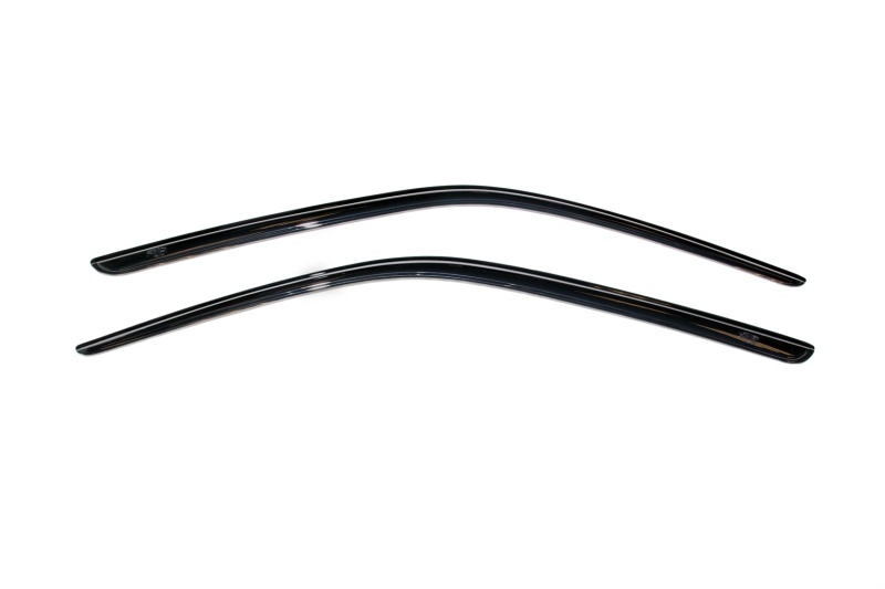 AVS 08-18 Dodge Challenger Ventvisor Outside Mount Window Deflectors 2pc - Smoke - 92010