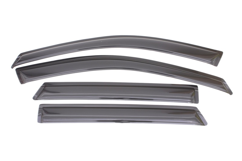 AVS 13-18 Hyundai Santa Fe (Excl. XL Model) Ventvisor Outside Mount Window Deflectors 4pc - Smoke - 94534