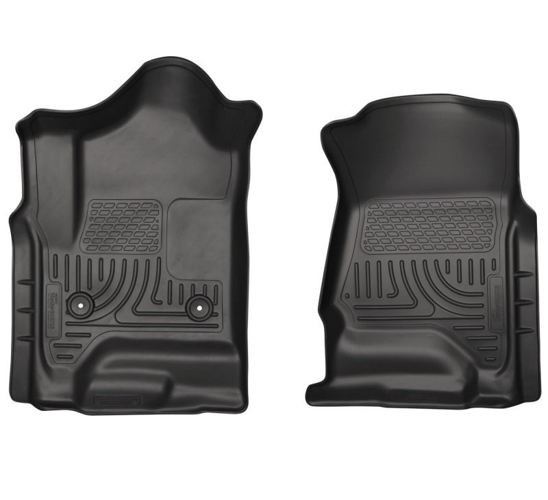 Husky Liners 14 Chevrolet Silverado 1500/GMC Sierra 1500 WeatherBeater Black Front Floor Liners - 18231