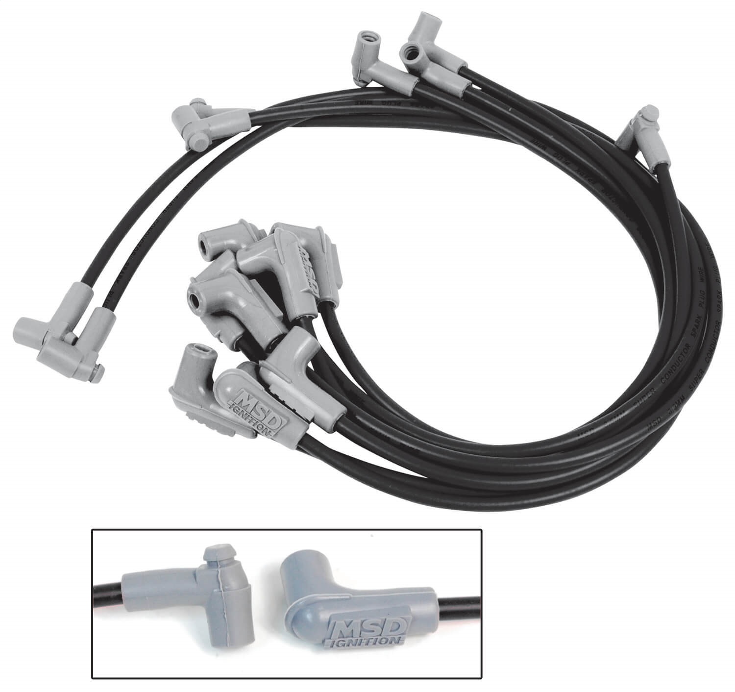 8.5MM Spark Plug Wire Set - Black - 31763