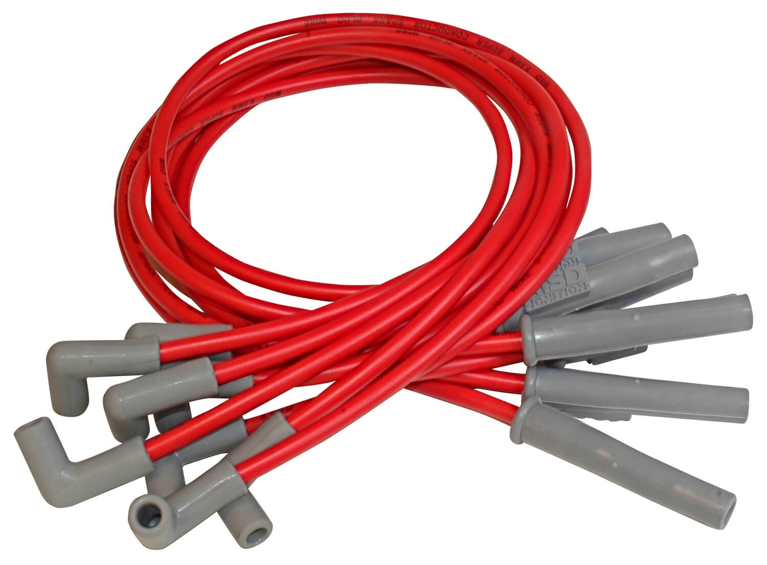 Custom Spark Plug Wire Set; 8.5mm; Red; Custom Fit To OEM Specifications; - 32209