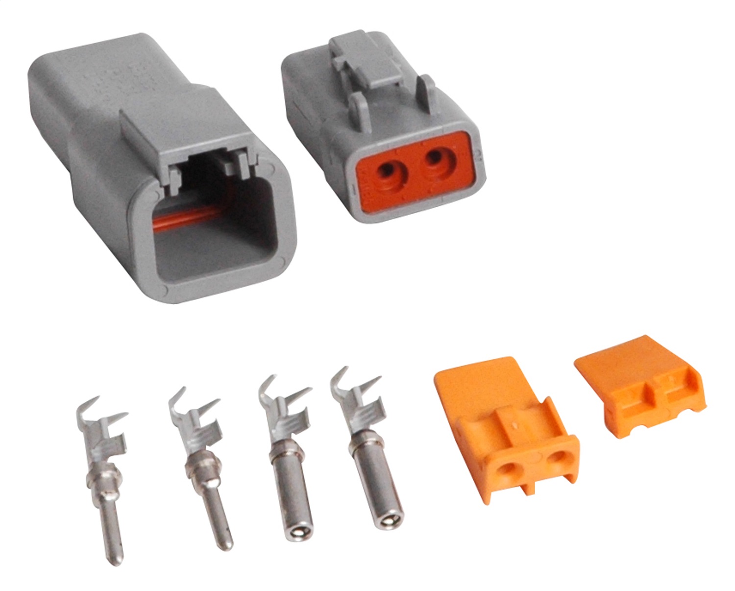 2-Pin Connector Assembly; Deutsch Connector; 2-14 Gauge; - 8184
