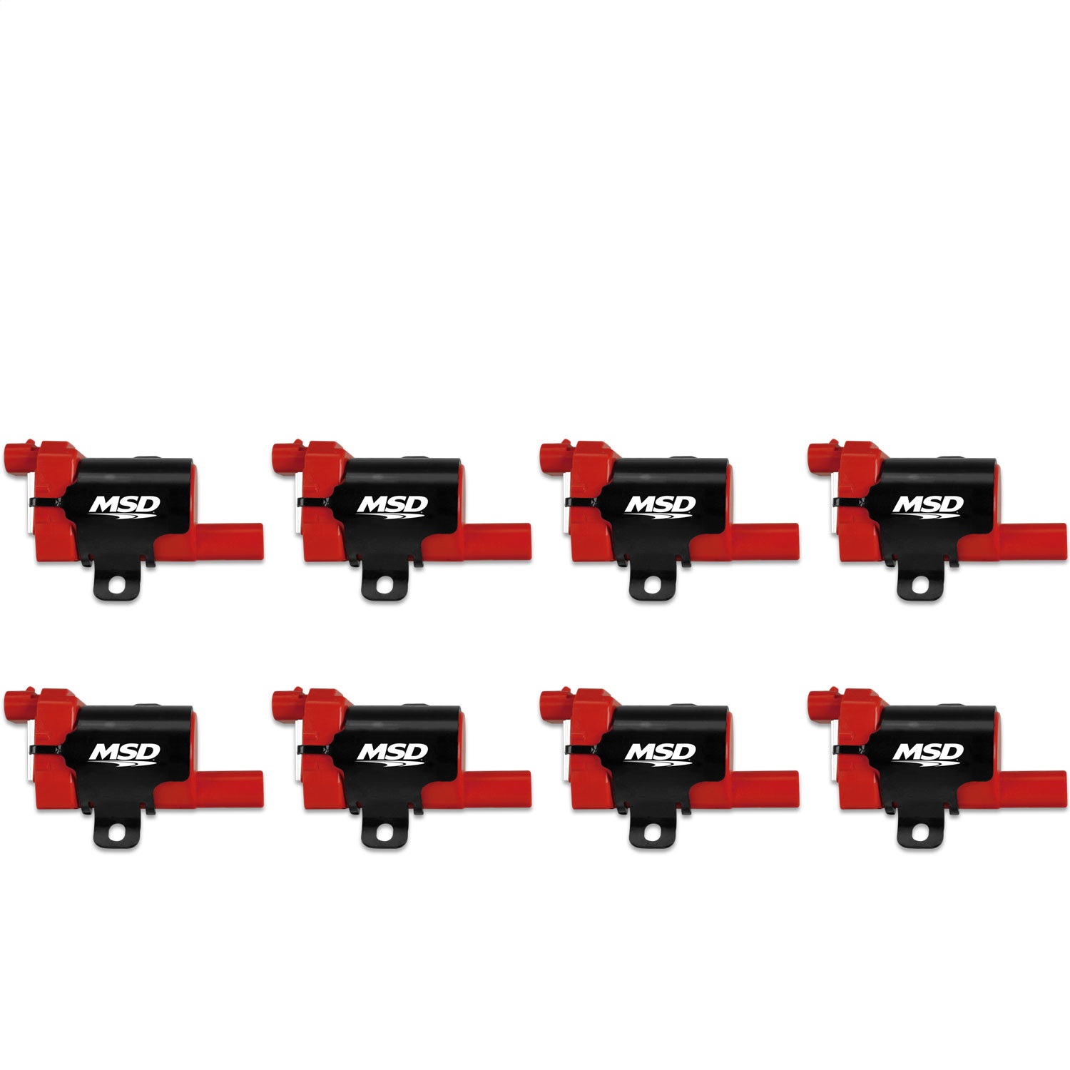 Blaster LS Direct Ignition Coil Set; Replacement Coil; Red/Black; Set Of 8; - 82638