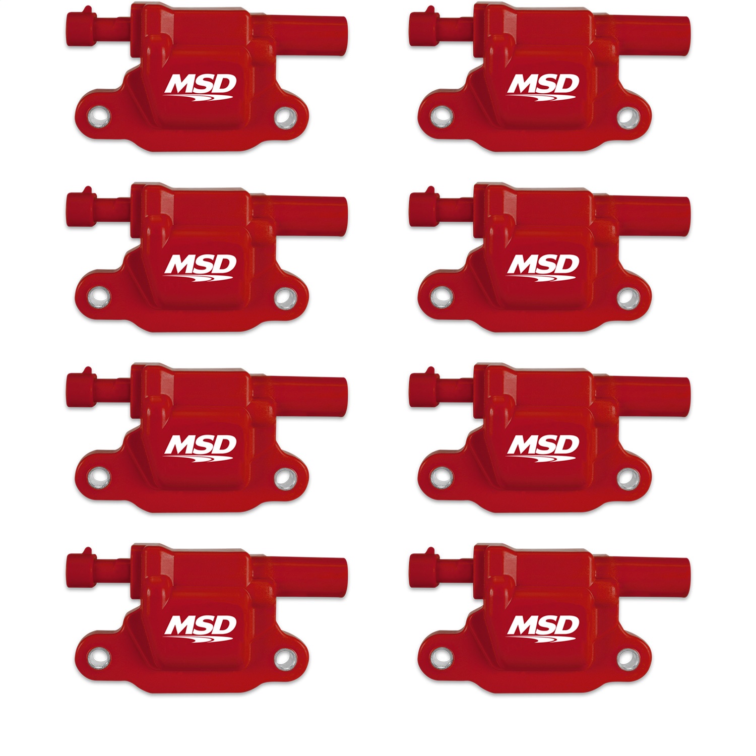 Blaster LS Direct Ignition Coil Set; Replacement Coil; Red; Set Of 8; - 82658