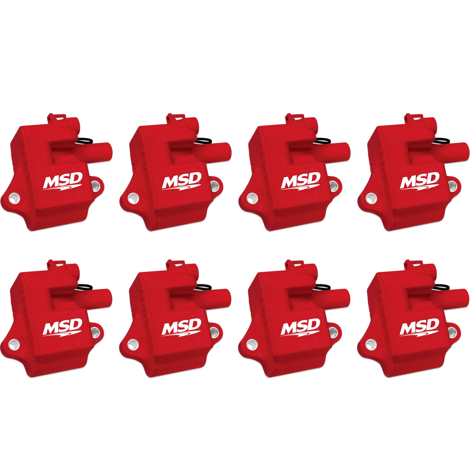Pro Power Direct Ignition Coil Set; Maximum Spark; Red; Set Of 8; - 82858