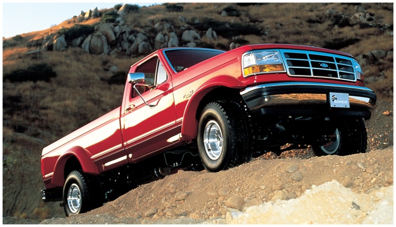 Bushwacker 92-96 Ford Bronco Extend-A-Fender Style Flares 2pc - Black - 20019-11