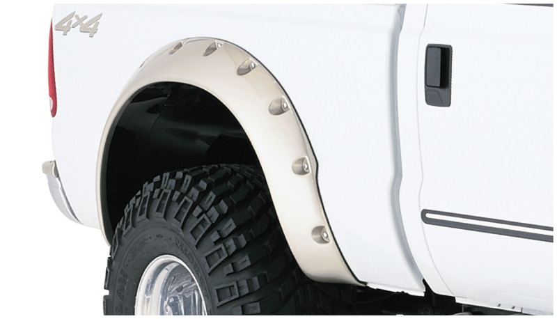 Cut-Out Fender Flares Black Smooth Finish 2-Piece Rear - 20046-02