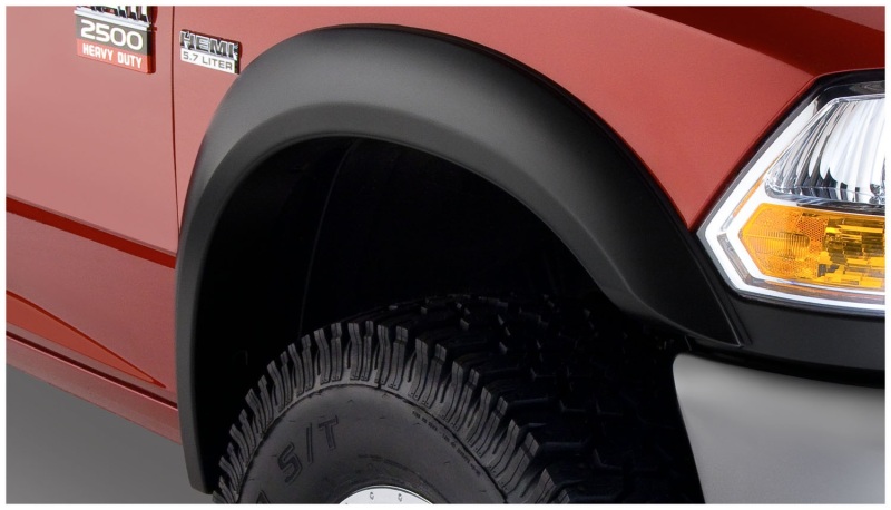 Bushwacker 10-18 Dodge Ram 2500 Extend-A-Fender Style Flares 2pc - Black - 50045-02