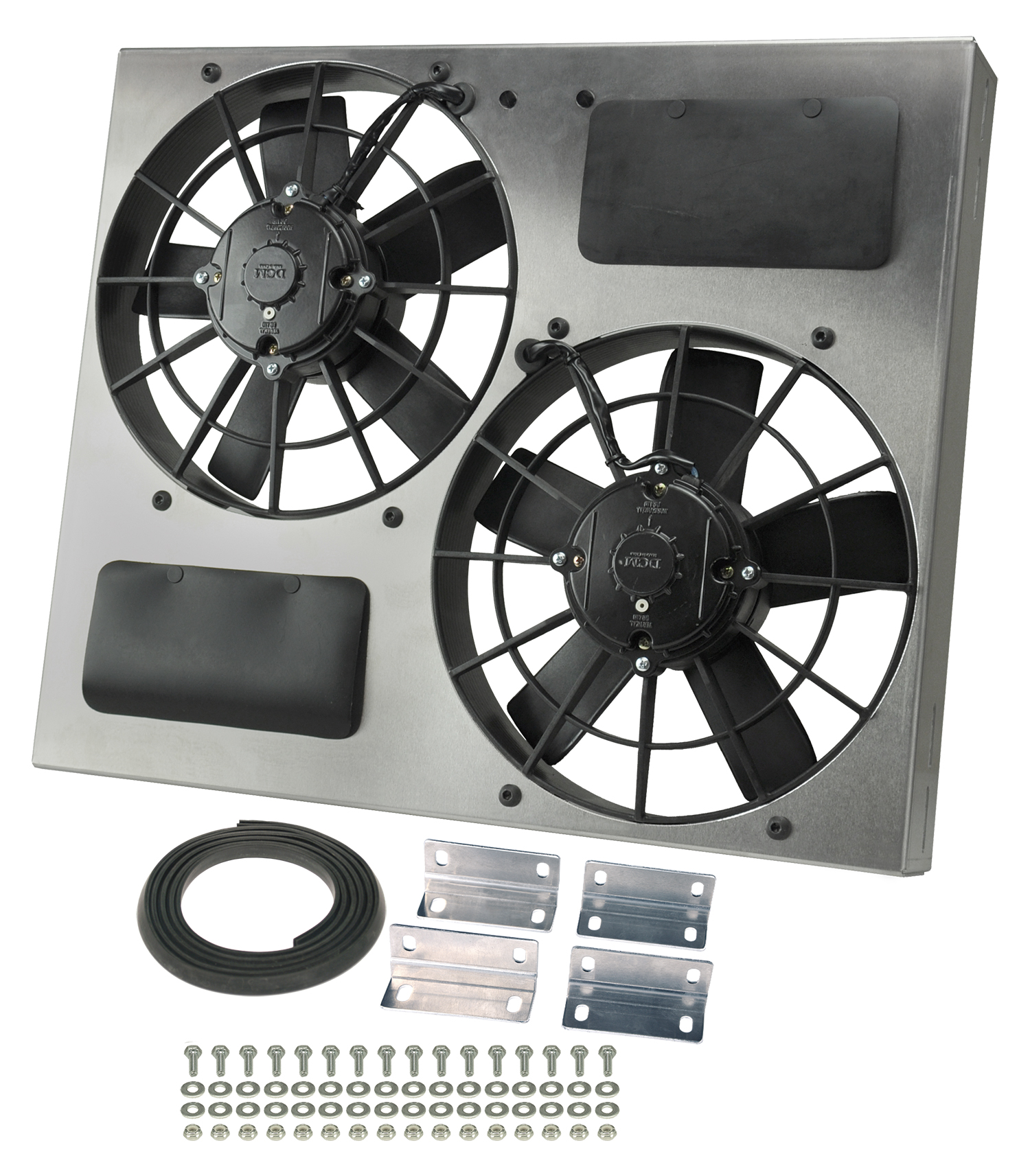 Powerpack - High Output Dual 11" Electric RAD Fan/Aluminum Shroud Kit - 16830