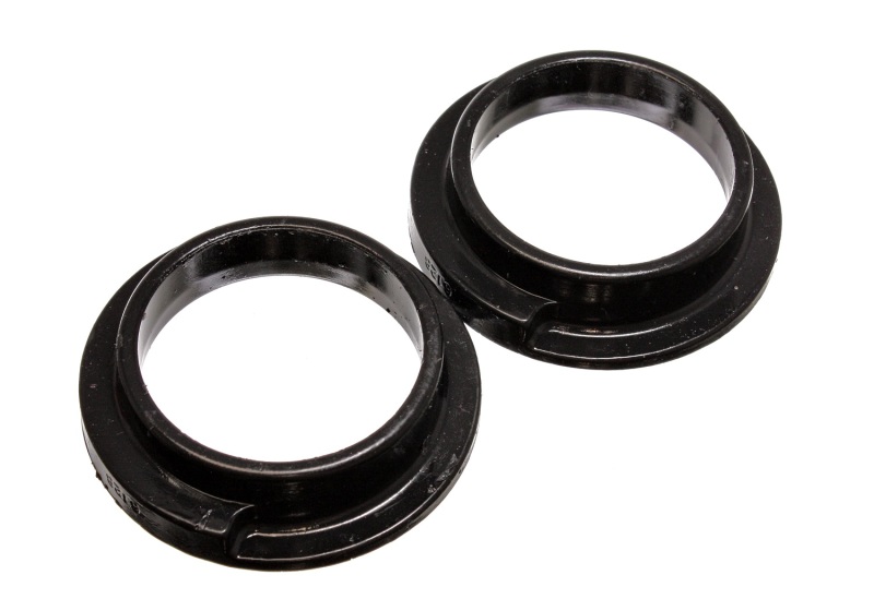 Energy Suspension Universal 3in ID 4 5/16in OD 1 1/8in H Black Coil Spring Isolators (2 per set) - 15.6103G