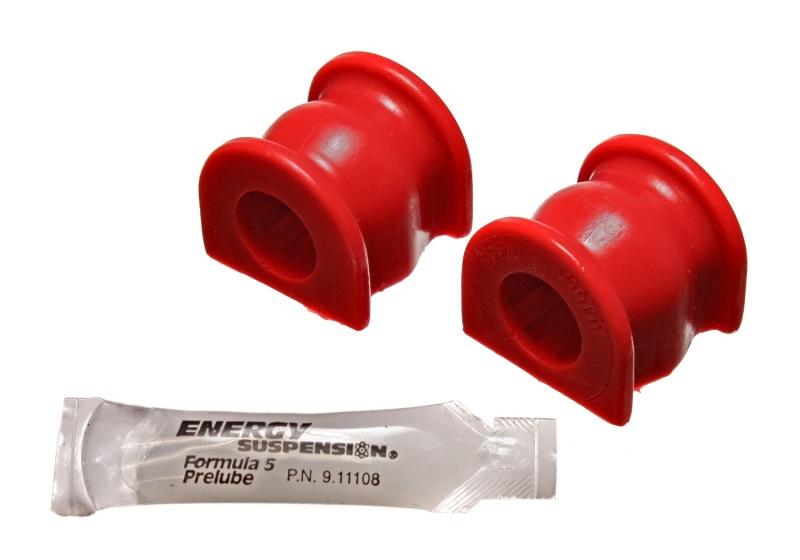 Sway Bar Bushing Set; Red; Rear; Bar Dia. 19mm; Performance Polyurethane; - 16.5132R