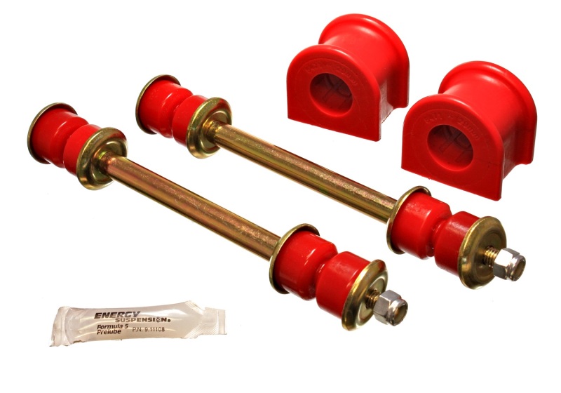 Sway Bar Bushing Set; Red; Front; 29mm; Performance Polyurethane; - 4.5157R