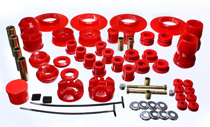 Energy Suspension 01-05 Chrysler PT Cruiser FWD Red Hyper-flex Master Bushing Set - 5.18108R