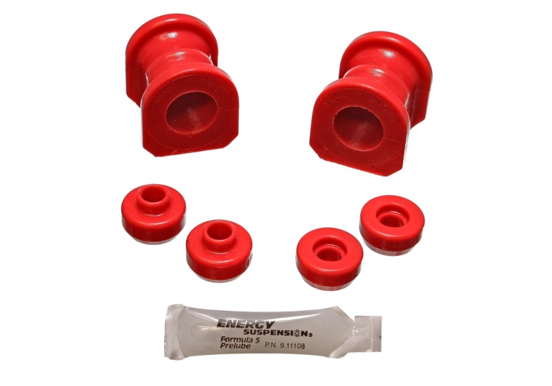 Energy Suspension 89-94 Nissan 240SX (S13) Red 24mm Front Sway Bar Bushing Set - 7.5121R