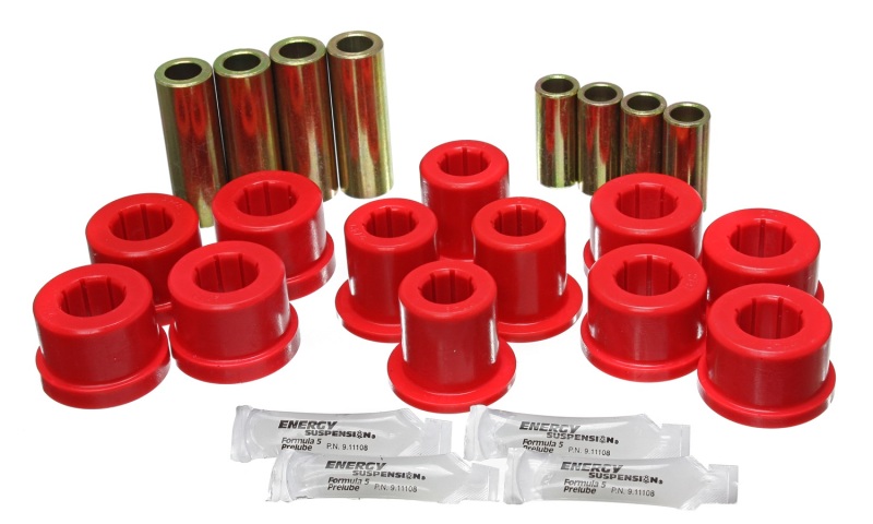 Energy Suspension 87-92 Toyota Supra Red Front Control Arm Bushing Set - 8.3126R