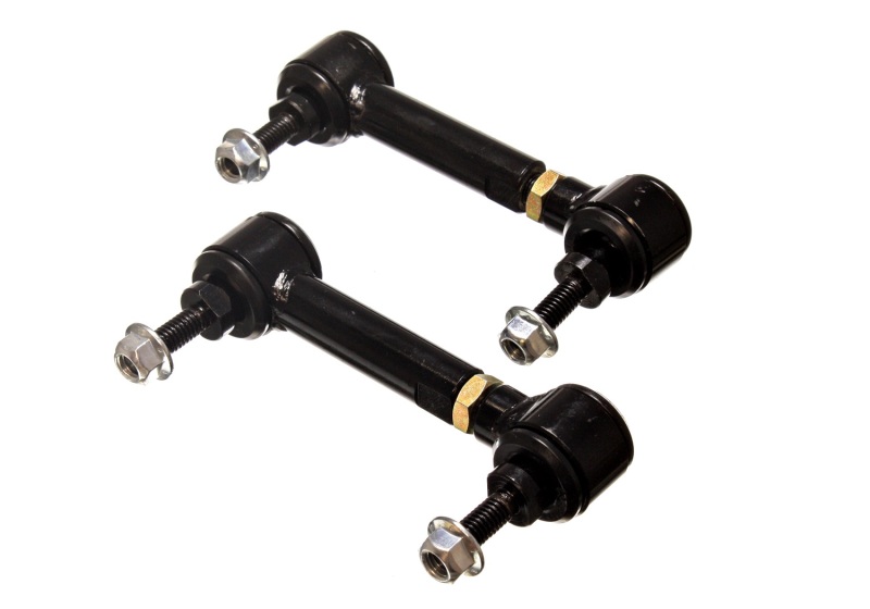 Pivot-Style Adjustable End Links; Black; Rear; End Link; 3 3/4 in. - 4 3/4 in.; - 9.8169G