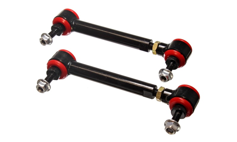 Energy Suspension Universal Red 5-3/4in-6-3/4in inAin Range Pivot Style End Link Set - 9.8171R