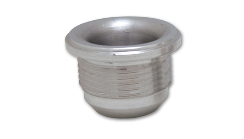 Vibrant -6 AN Male Weld Bung (7/8in Flange OD) - Aluminum - 11151