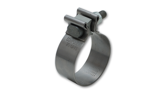 430 Stainless Steel Seal Clamp; For 2.25 in. O.D. Tubing; 1.25 in. Wide Band; - 1164