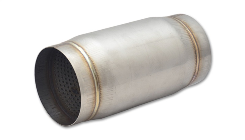 Stainless Steel Race Muffler; 4 in. Inlet/Outlet x 9 in. Long; - 1797