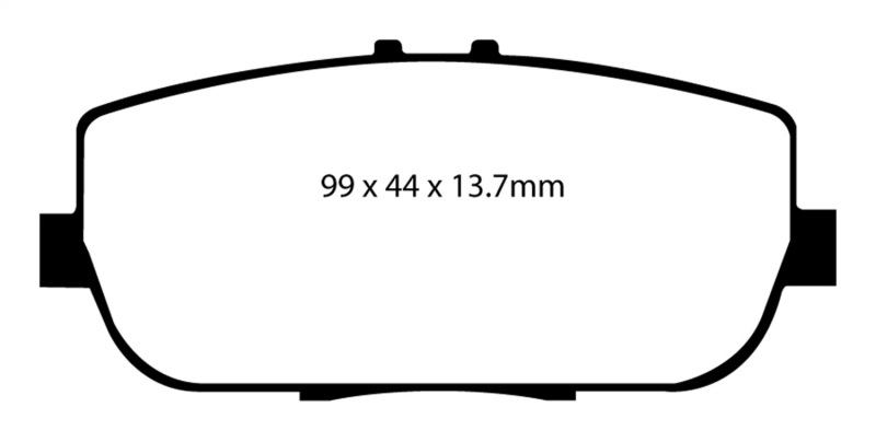 EBC 06-15 Mazda Miata MX5 2.0 Yellowstuff Rear Brake Pads - DP41775R