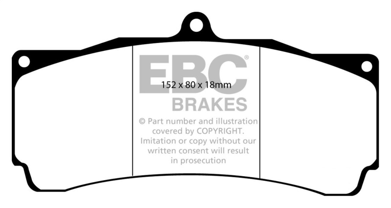 EBC Brakes Orangestuff Full Race Brake Pads - DP9006